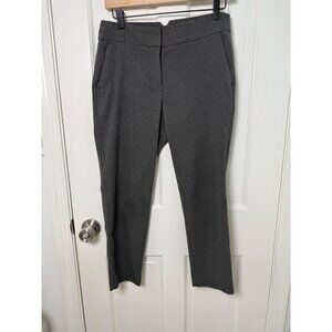 LOFT Petite Marisa Women's Grey with Black Dots Pant Size 4P
